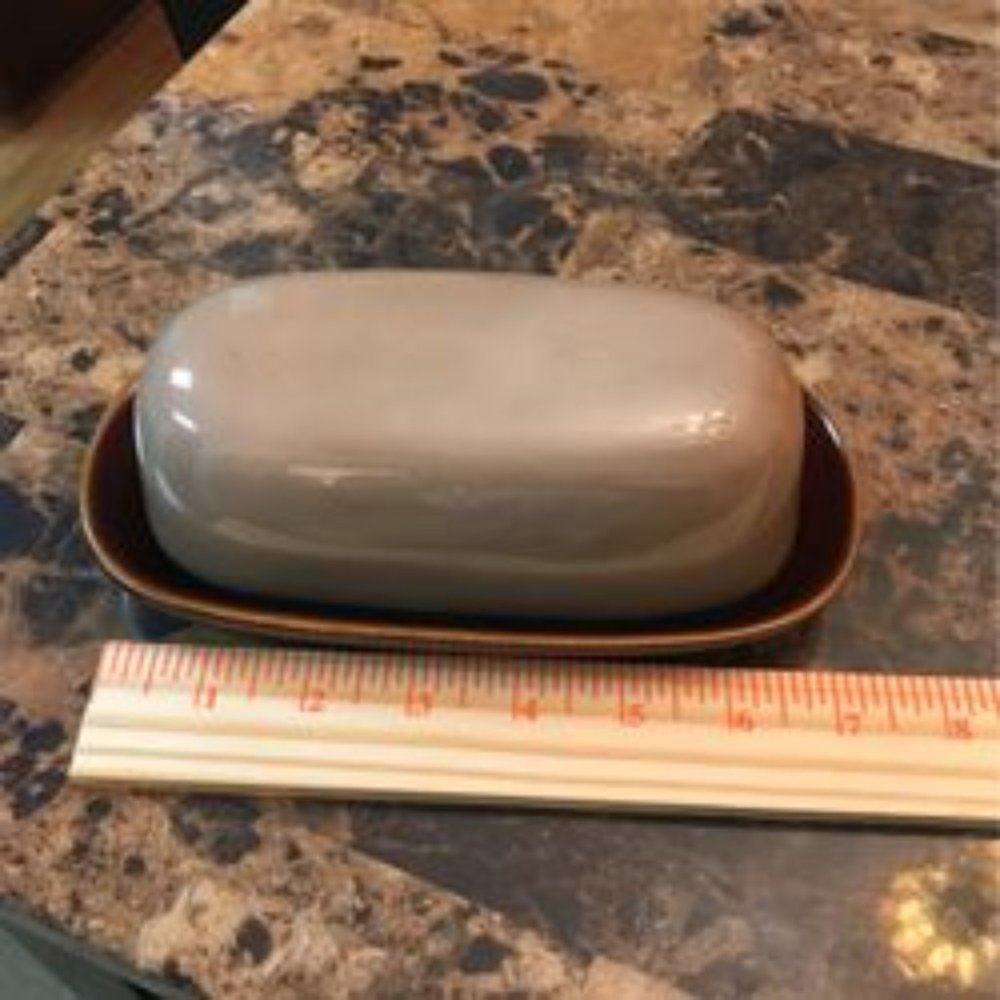 Vintage Sango Nova Brown Butter Dish